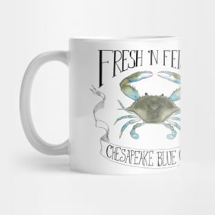 Fresh 'N Feisty Chesapeake Blue Crabs Mug